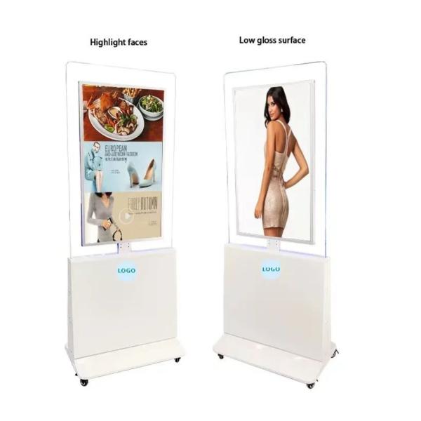 55 Inch Floor Standing LCD Digital Signage with Quad-core Cortex-A17 and 350 Cd/m² Brightness