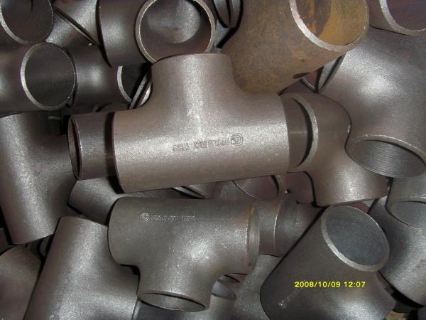 12 Seamless Pipe Tee Straight ANSI B16.9 API PED 45 Degree