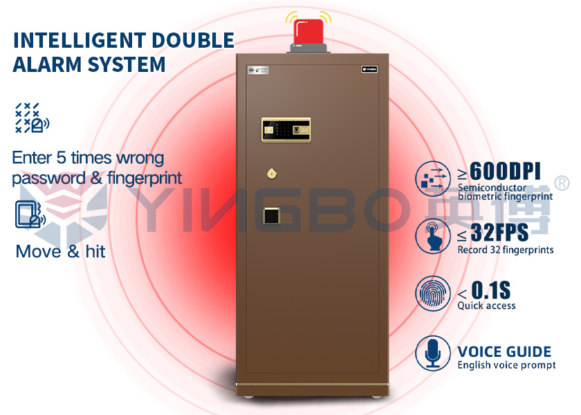 Durable Finish Security Home Safe Box OEM And ODM Brand Customization Dual Power Home Safe