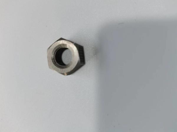 M8 M10 Customized Pure Molybdenum Nuts Screw Bolt Nuts machined surface
