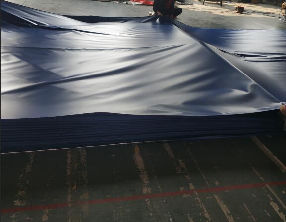 14 OZ Water Proof Glossy PVC Coated Tarpaulin Fabric For Boat Cover Or Truck Cover