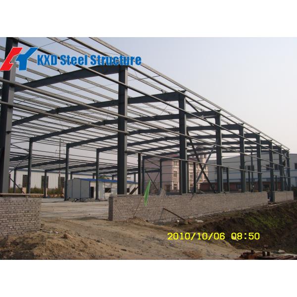 Edificio comercial de acero con conexión atornillada o soldada para una instalación rápida y estructura de acero personalizable