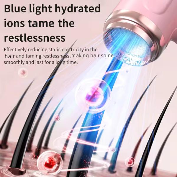 High-Power Household Hair Dryer With Fast Drying And Negative Ion Foldable Wind Tube For Students And Dormitory Use