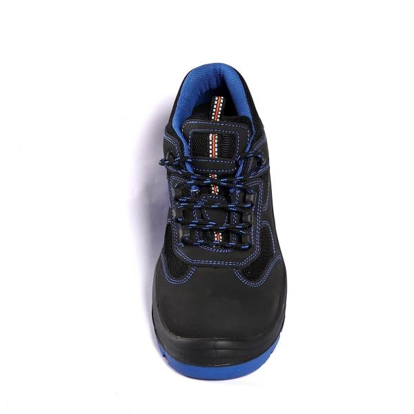 Steel Toe Lace up Mesh Microfiber Leather Upper Comfortable EVA Insole Sport Safety Shoes