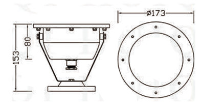 Scaffolding LED Underwater Fountain Lights Stainless Steel IP68 Multi - Color 15W