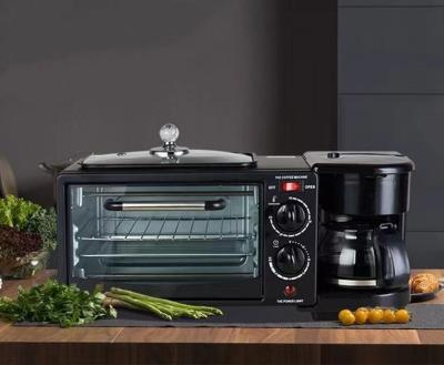 9L 12L Capacity Multi Functional Breakfast Machine in Black Oven Coffee Maker and More
