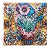 12x12inch Owl Diamond Art Painting Kits Rhinestone Crafts Painting Set For Adults