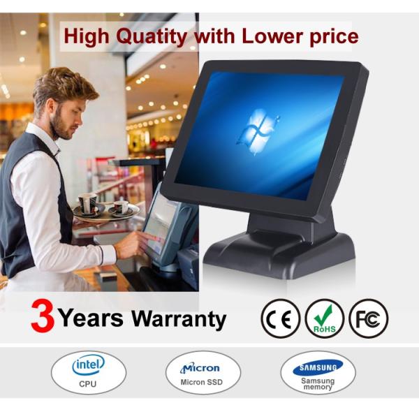 15 дюймовый резистивный не имеет плоского сенсорного экрана POS терминал лучший выбор для рынков стран