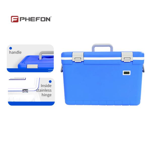 Portable Medical Cooler Box Model 35L Includes Ice Pack Supply One Set Ideal For Medical Cooling