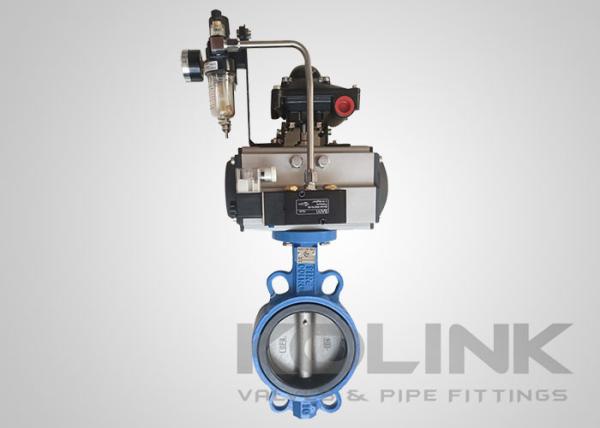 Pneumatic Actuated Concentric Butterfly Valve Class150 DN50-DN1200