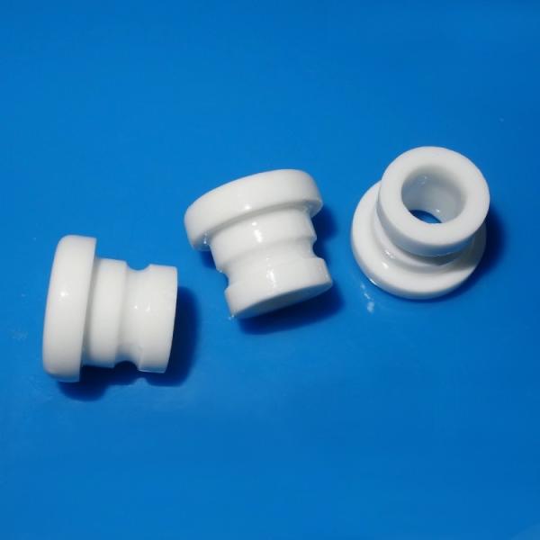 Grooved Ceramic Yarn Guides , Ceramic Guides For Textile Machines Anti Magnetic
