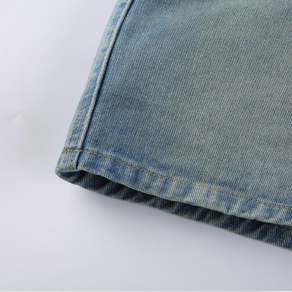 Oem Factory Manufacturer Custom Logo Hip Skirt Lady Short Denim Skirt Custom Denim Clothing