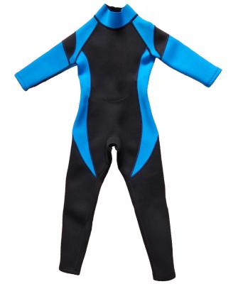 children wet diving suit 2mm long sleeve neoprene diving wet suit