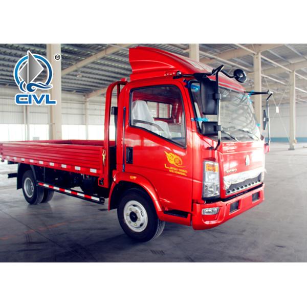HOWO 4T Light Duty Commercial Trucks Commercial Box Truck ISO
