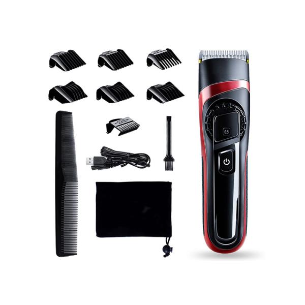 электрический триммер волос 2200mAh, 100v-240v водоустойчивые волосы Clippers пе