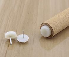 Round Foot Nail Table Leg Protectors Furniture plastic Pad