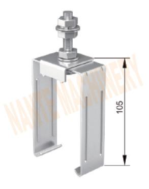 Steel Firm Fixed / Sliding Hanger Conductor Rail System For HFP56 Accessories With Light Weight