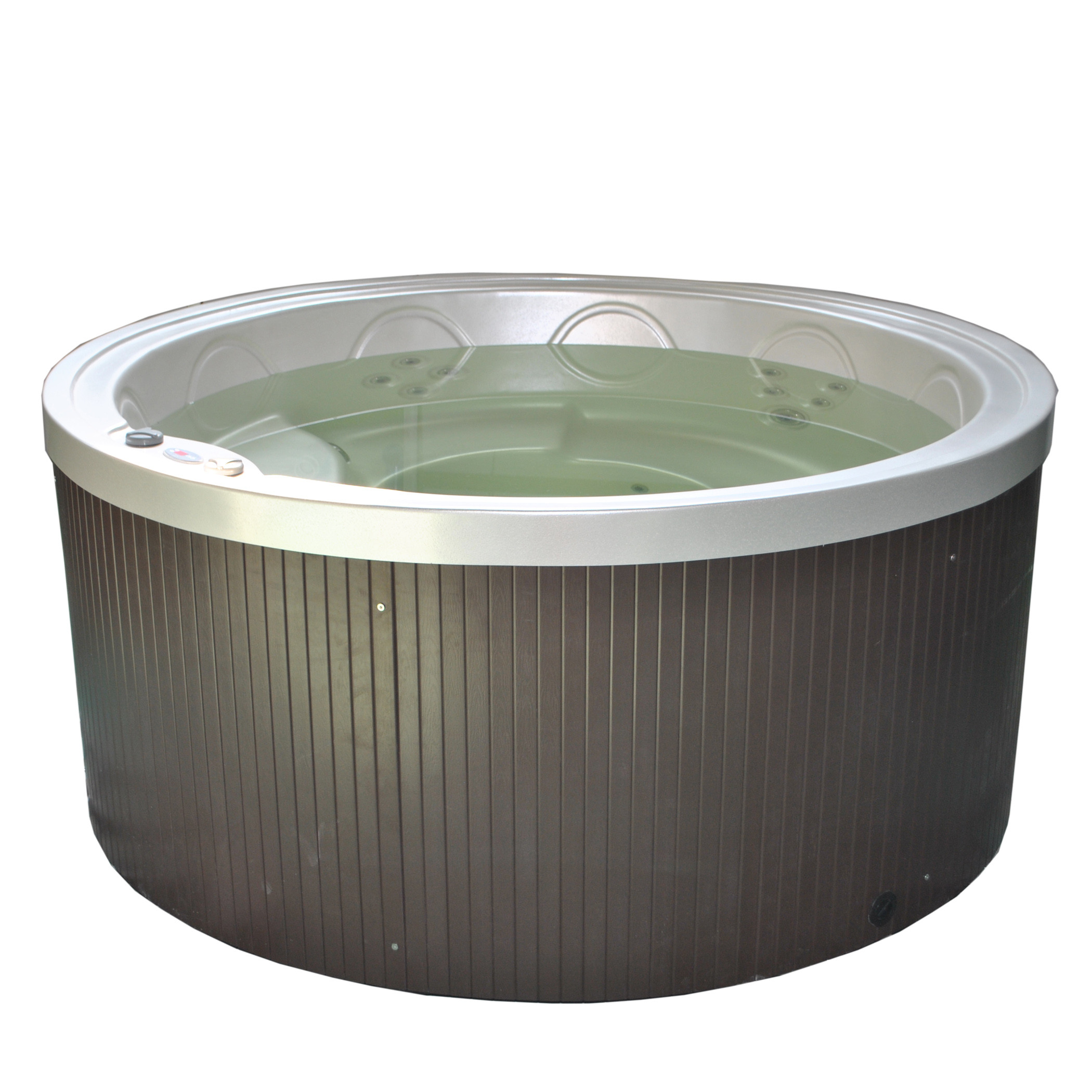 Acrylic Mini Round Massage Bathtubs Thermostat System Outdoor Bathtubs E-310S