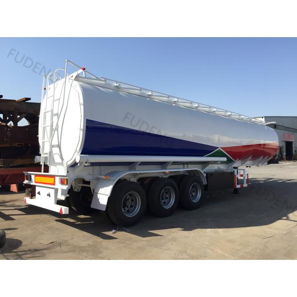 4 Compartment Q345B 45000L Fuel Tanker Semi Trailer