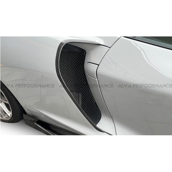 Replacement Dry Carbon Fiber Body Kits For McLaren GT Featuring Front Lip Side Skirts Rear Diffuser Rear Wing Trunk Lid