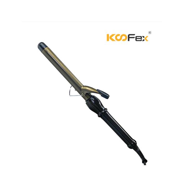 Anti Frizz Ceramic Hair Curling Wand , 60-120W Dual Voltage Curling Iron