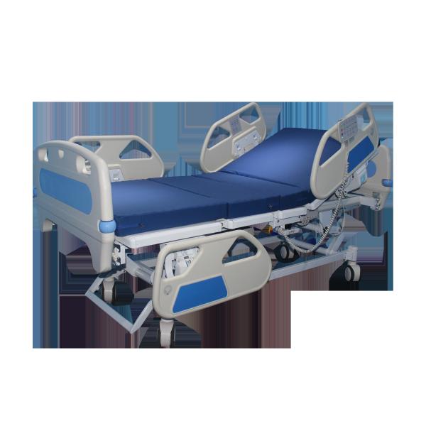 Cama de hospital 260KG elétrica de 95CM com os trilhos para a emergência médica de ICU