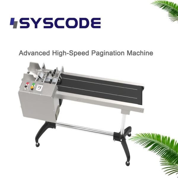 High Speed Pagination Machine For Cards And Bags AC 220V Paging Machine