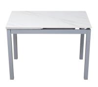 Table d'extension en céramique résistante à la coloration Longueur 1400 mm avec jambe de fer