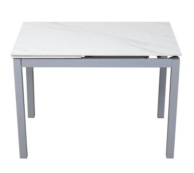 Mesa de extensão de cerâmica resistente a manchas 1400 mm de comprimento com perna de ferro