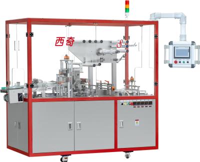 80-130pcs/min High Speed Toothpaste Automatic Overwrapping Machine with CAM Feeding Film