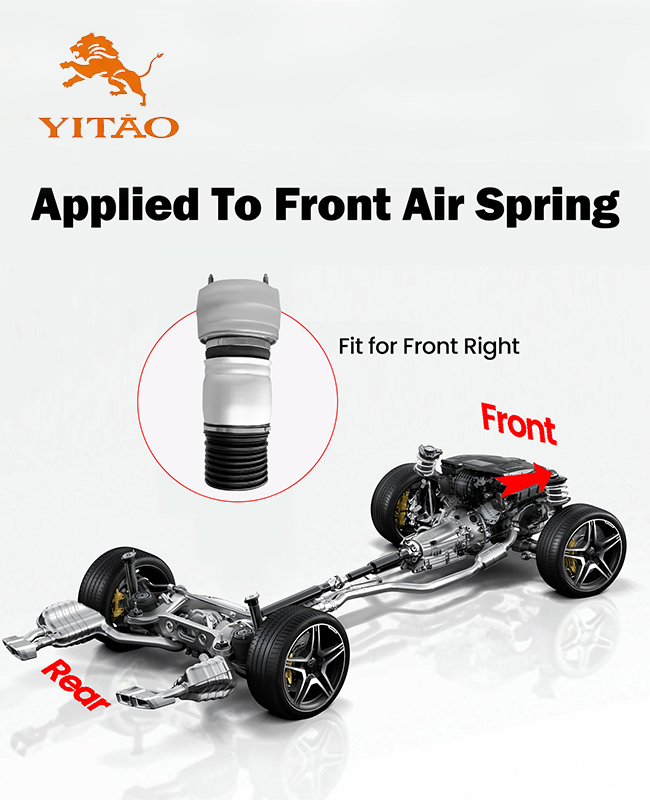 Air Suspension Spring For Right Front Of Trucks With Gross Weight 4.568