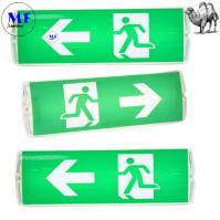 Luz de seguridad de salida de emergencia LED con 8W IP65 resistente al agua Batería de litio Montaje de pared ABS PC Alto brillo