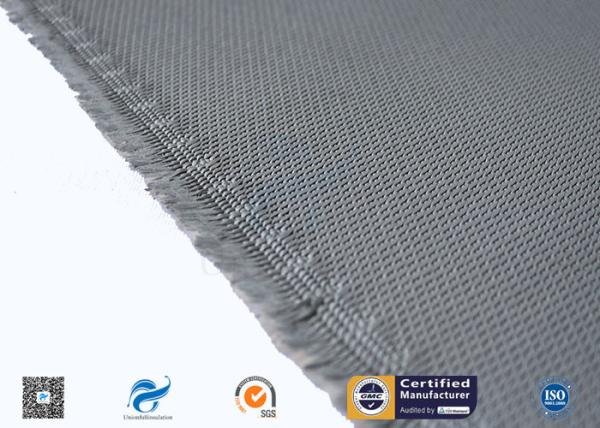 o silicone do cinza de 0.7mm revestiu a tela/pano alto resistente de alta temperatura do silicone