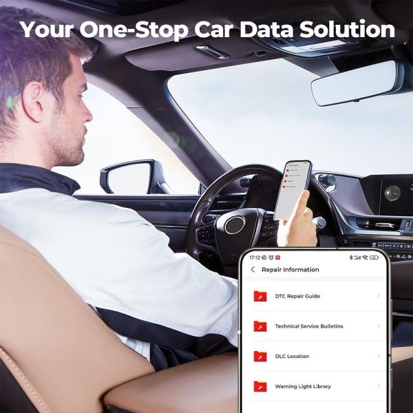 TOPDON TopScan PRO Mid-level Diagnostic Tool 13 Reset Functions I/M Readiness, Injector Coding, Tire Pressure Reset, Sunroof Initializatio
