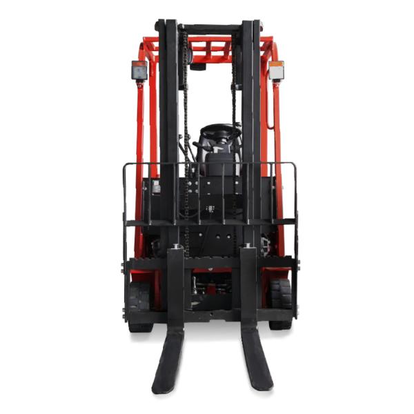 Commercial Warehouse 3 Wheel Electric Forklift 180AH Lead Acid Battery