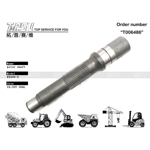 EX400-5 Excavator Travel Hydraulic Motor Shaft 0352203 With Heat Treatment
