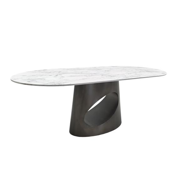Dining Room Sets Modern Oval Top Dining Table Set 6 8 Chairs Dinning Table and Chair Set Dining Room Furniture