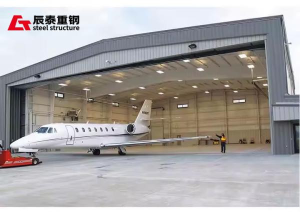 Large Span Prefab Steel Structure Hangar Warehouse For Airplane Hangar