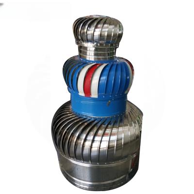 Source Factory Stainless Steel Roof Ventilating Fan Without Power Wind Drive Poultry Pig Farm Turbine Roof Exhaust Fans