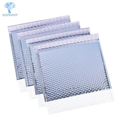 Sacos de envio metálicos cosméticos biodegradáveis de brilho 6x10”