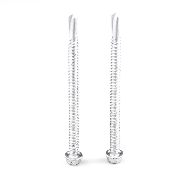 ST5.5 90mm Length Hex Flange Drilling Screw Tek Bimetallic Screw with and Customizable