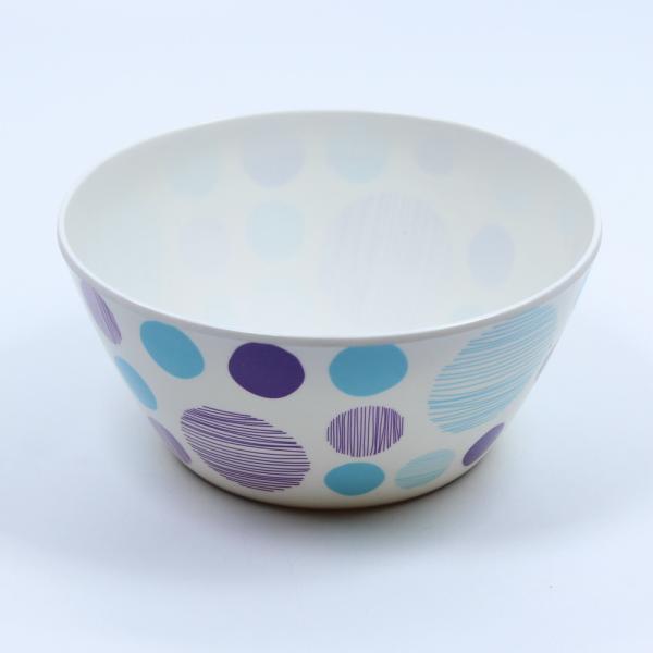 FDA Blue Melamine Dinnerware Sets With Mixing Bowl