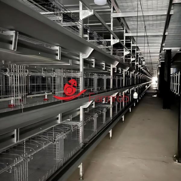 CE Standard Poultry Cage System for Healthy Pullet Growth