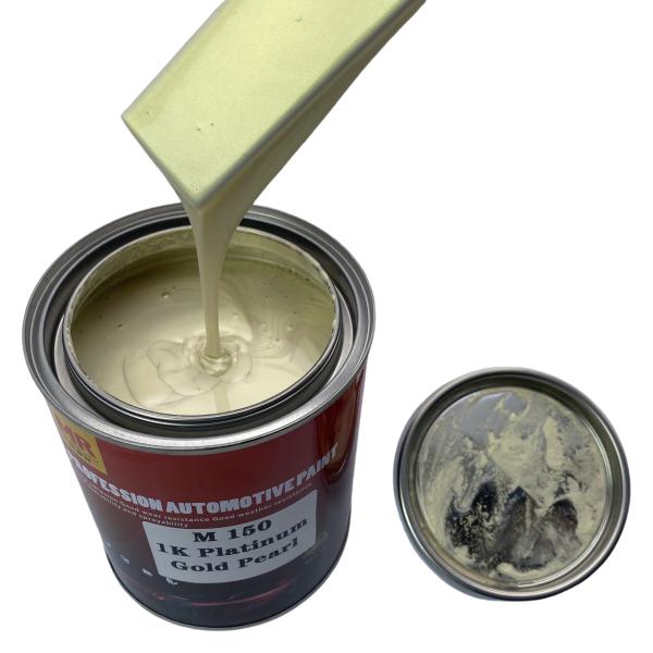 M150 1K Platinum Gold Pearl Automotive Basecoat Multi Angle Gold Metallic