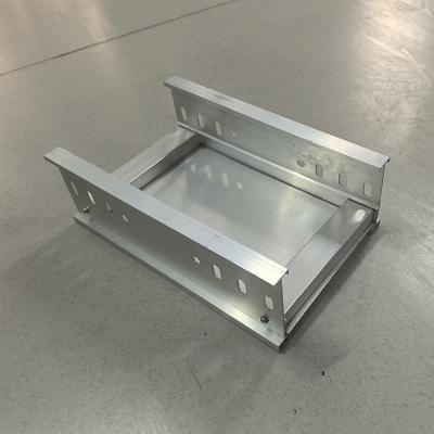 1.0mm-3.0mm Solid Bottom Type Cable Tray Anodizing Aluminum Alloy Indoor Outdoor