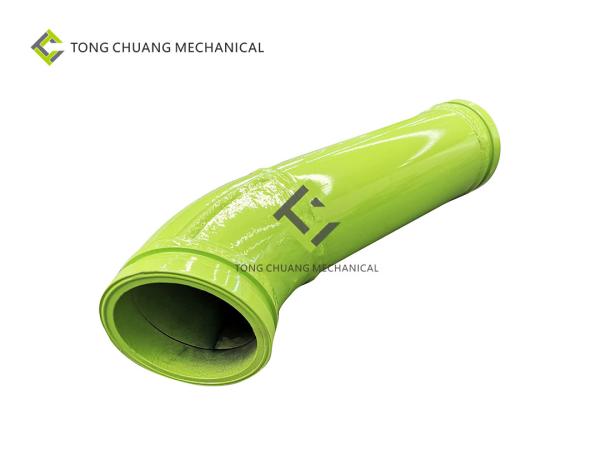 Cotovelo dobro 125*R275-45°+310mm da parede do encanamento da bomba HRC65 concreta