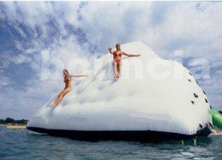 iceberg de flutuação inflável de encerado do PVC de 0.9mm usado no lago