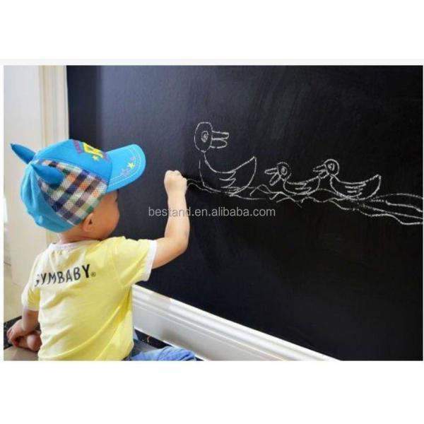 60cm*1.2m Autocollant pour murs en carton de chaux amovible Green Blackboard Autocollant en vinyle