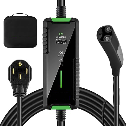 Smart Portable Tesla NACS EV Chargers 240V AC 16A/32A/40A SAE J3400 Home Electric Car Charger