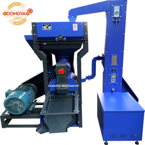 15HP 380V Fine Bran Vibratory Combined Rice Mill Machine 600kg/h with Auto Loading Lifter